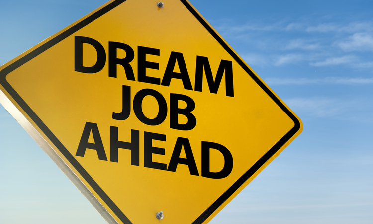 Dream Job Ahead Sign